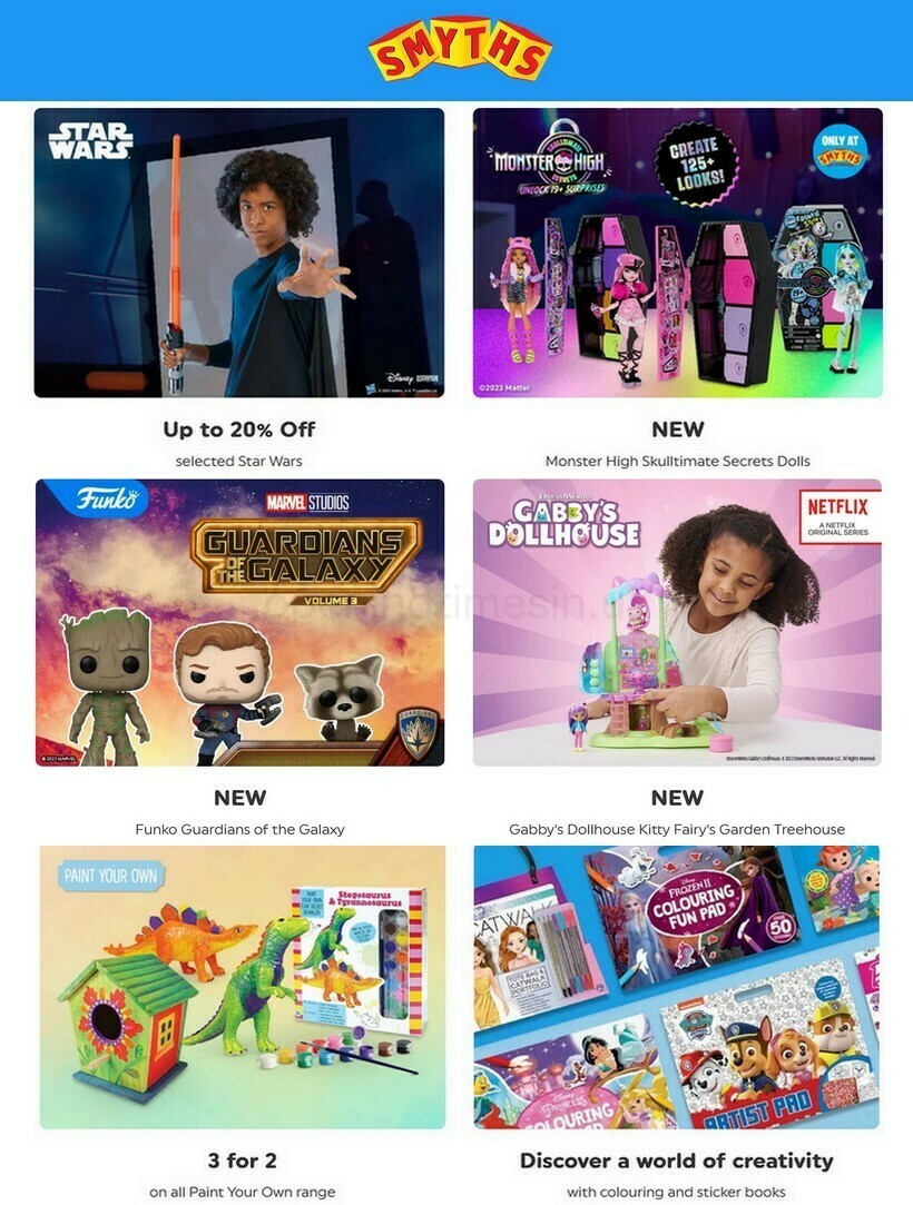 Smyths Toys Offers from 5 May