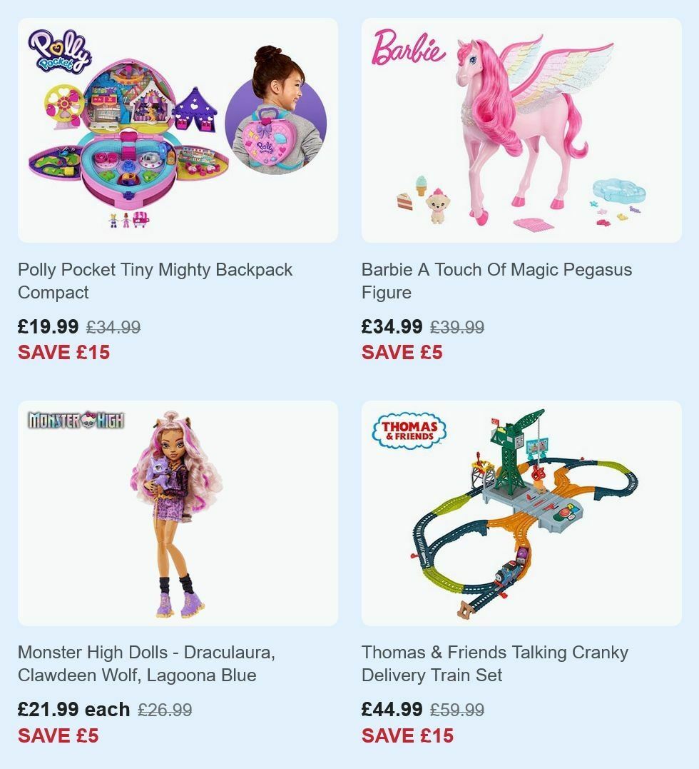 Smyths Toys Offers from 29 September