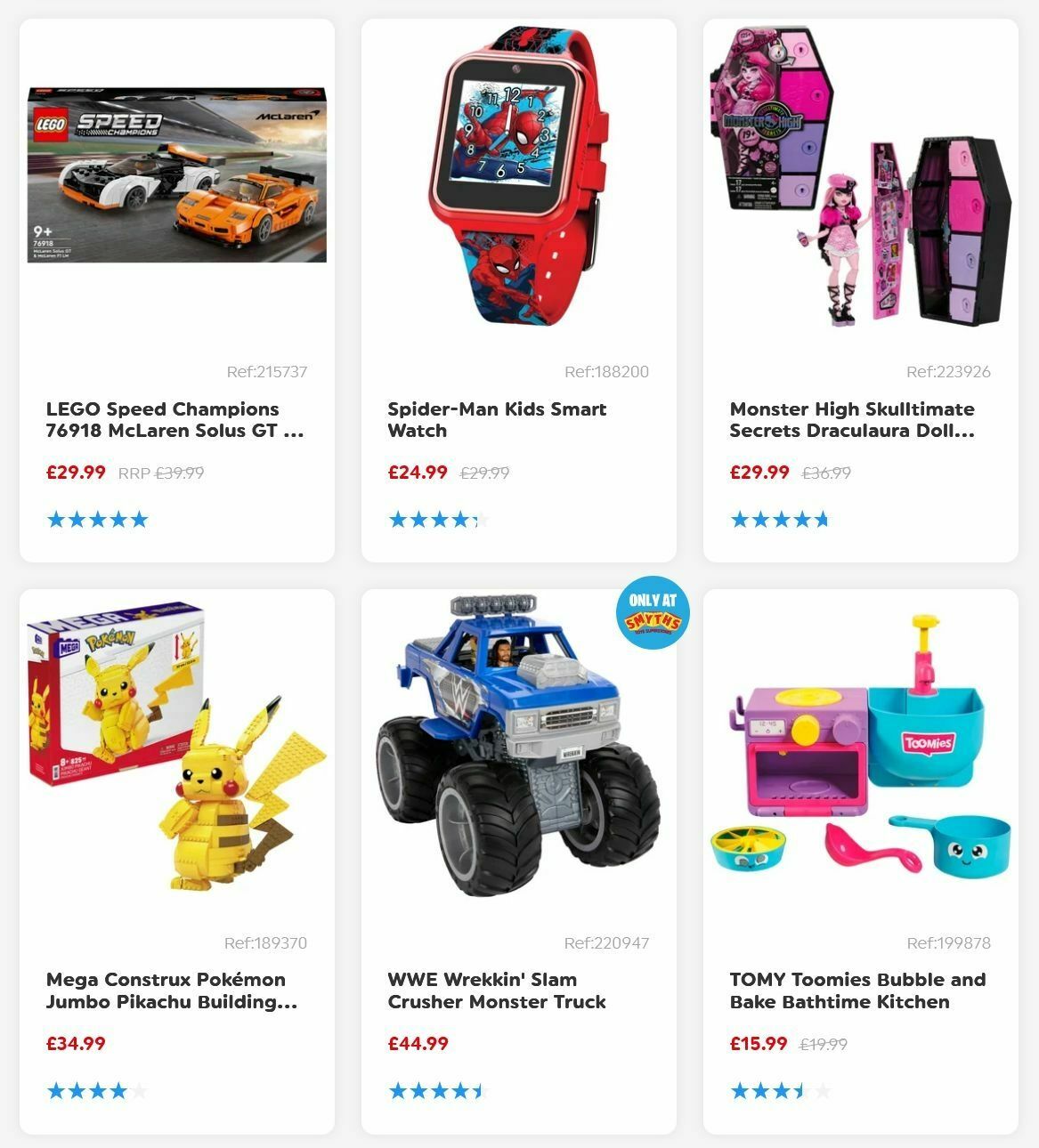 Smyths Toys Offers from 3 November