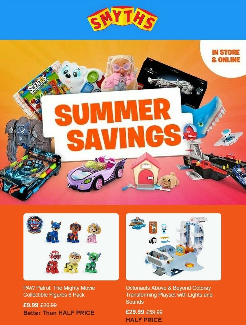 Smyths Toys Offers from 3 May