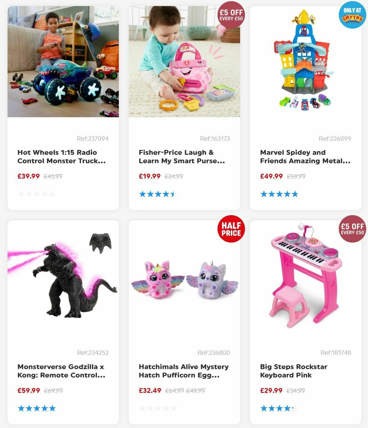 Smyths Toys Offers from 8 November