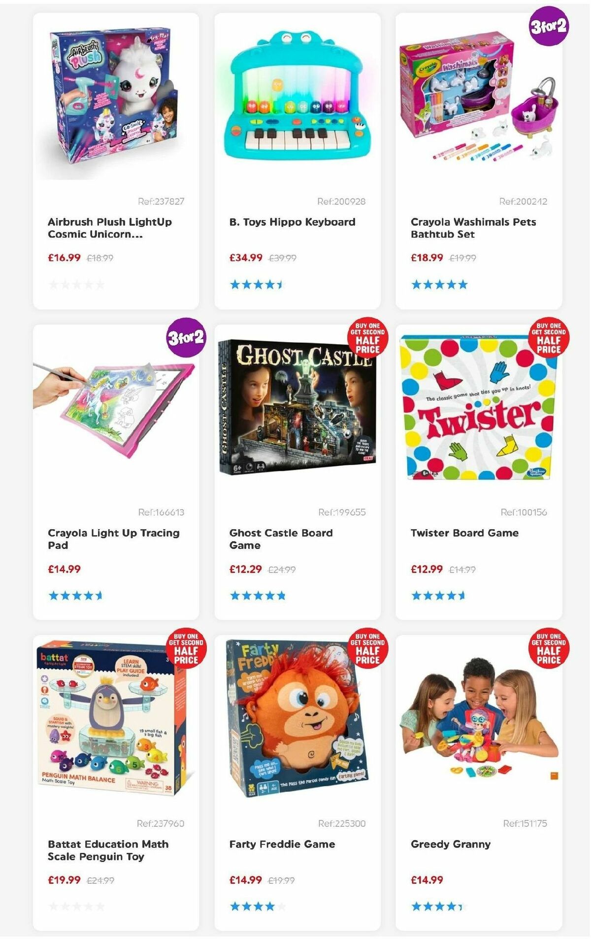 Smyths Toys Offers from 3 December