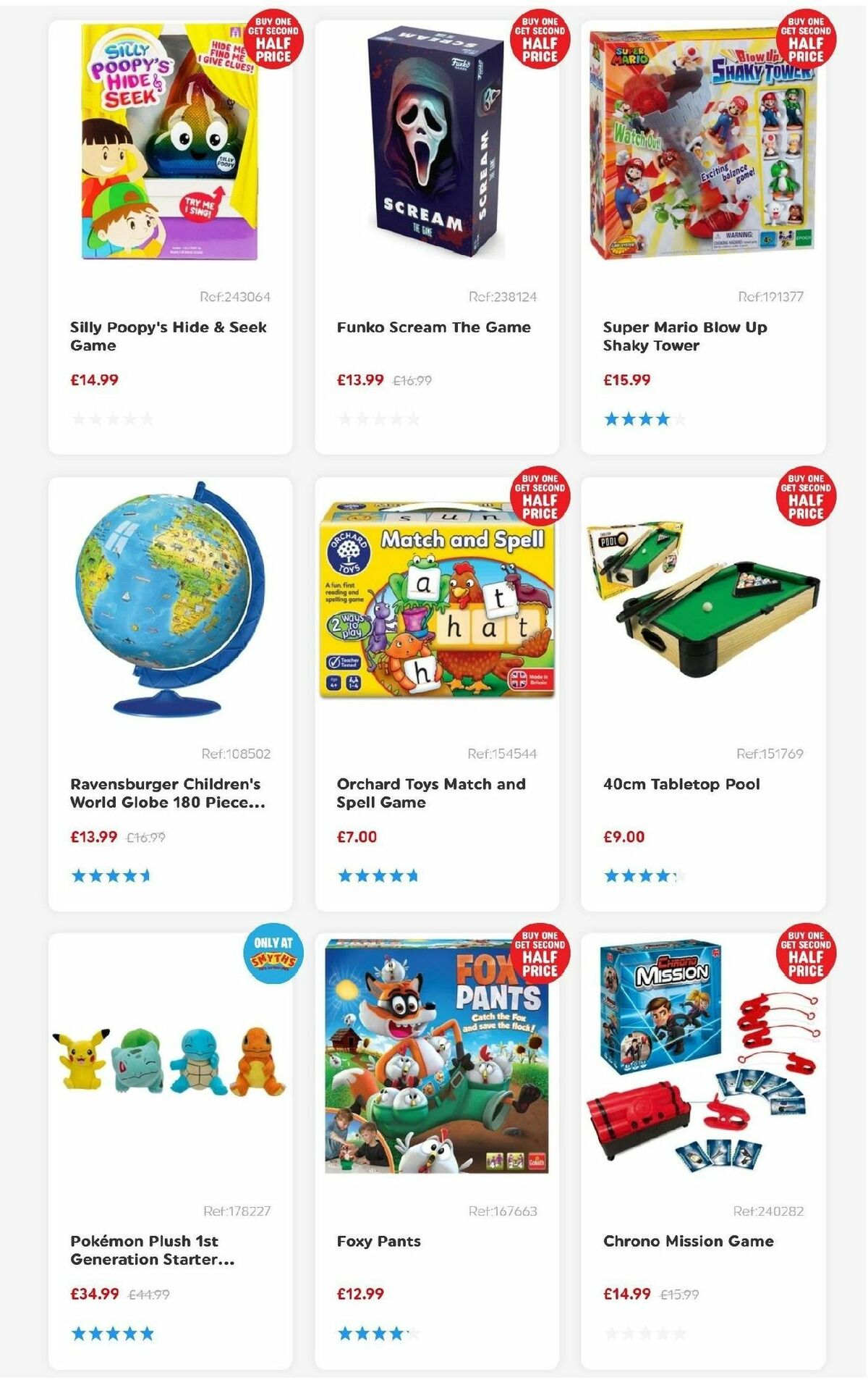 Smyths Toys Offers from 3 December