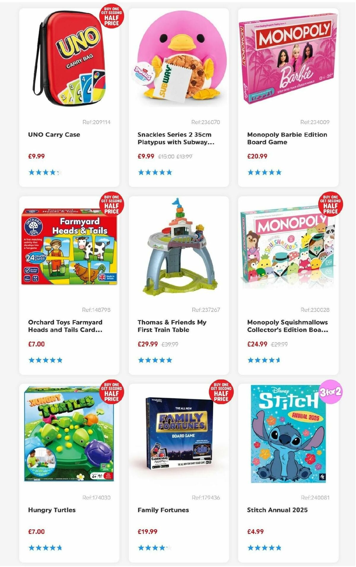 Smyths Toys Offers from 3 December