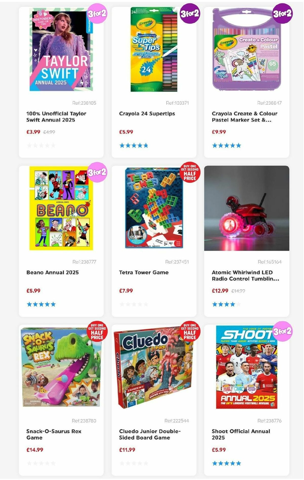 Smyths Toys Offers from 3 December