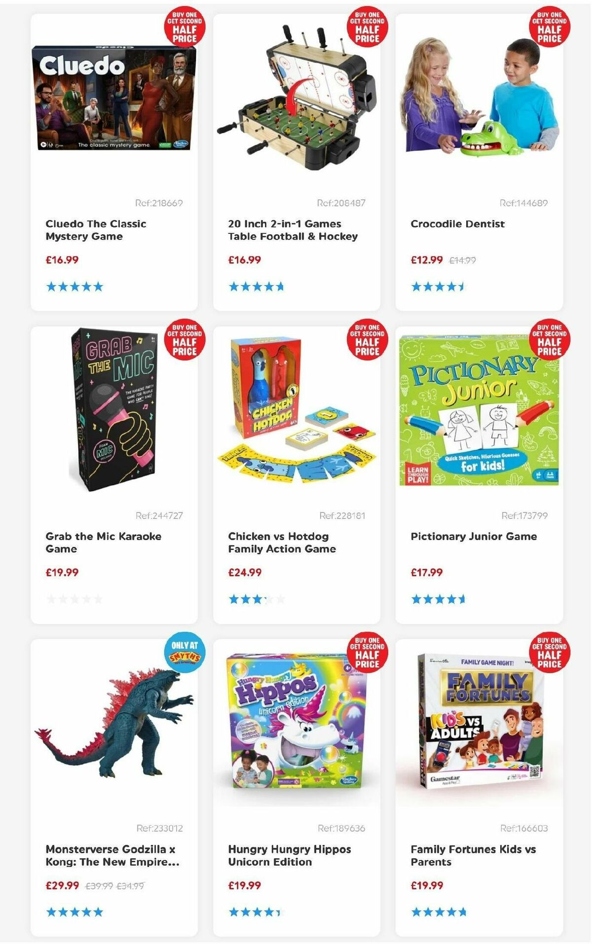 Smyths Toys Offers from 3 December