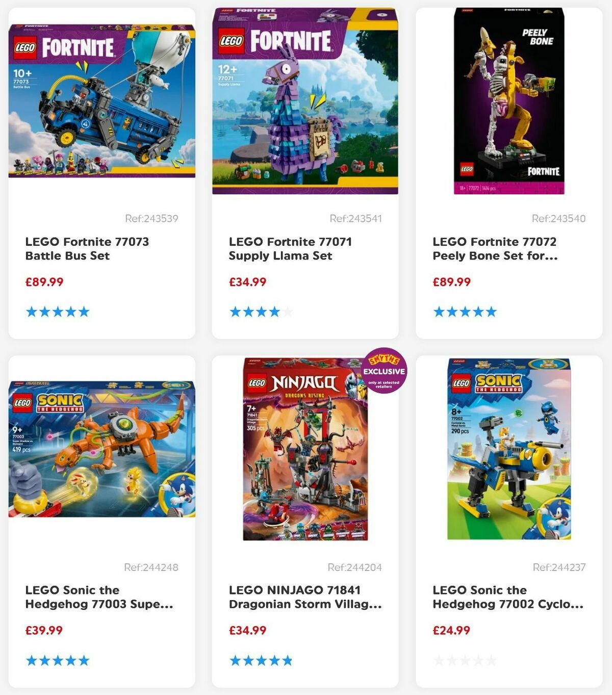 Smyths Toys Offers from 18 January