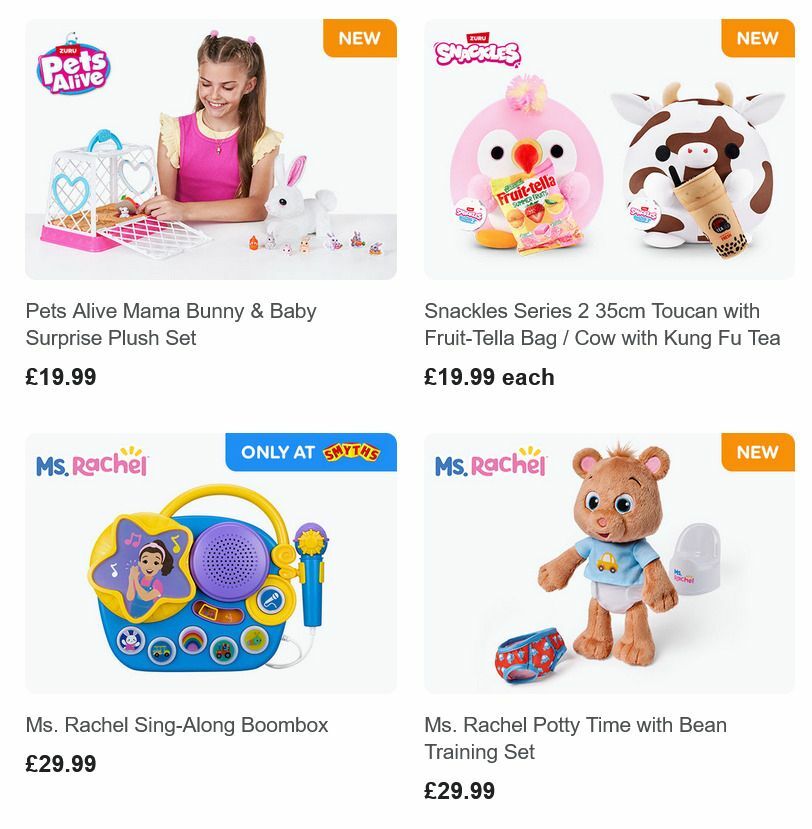 Smyths Toys Offers from 18 January