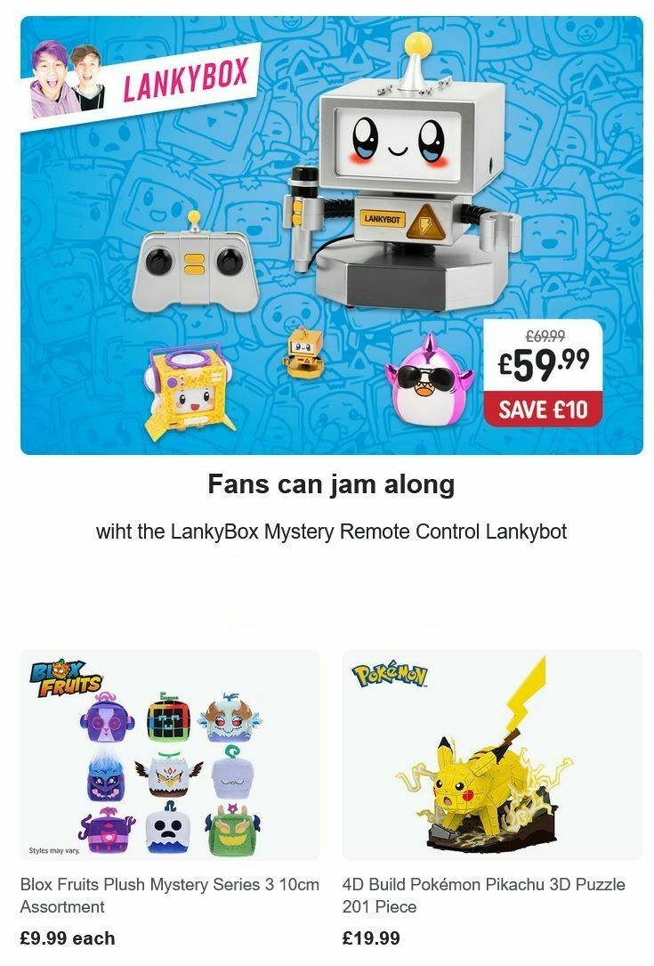 Smyths Toys Offers from 11 October