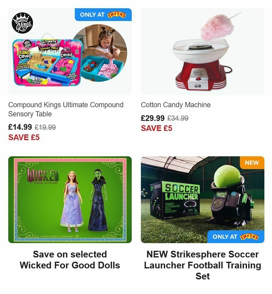 Smyths Toys Offers from 6 November
