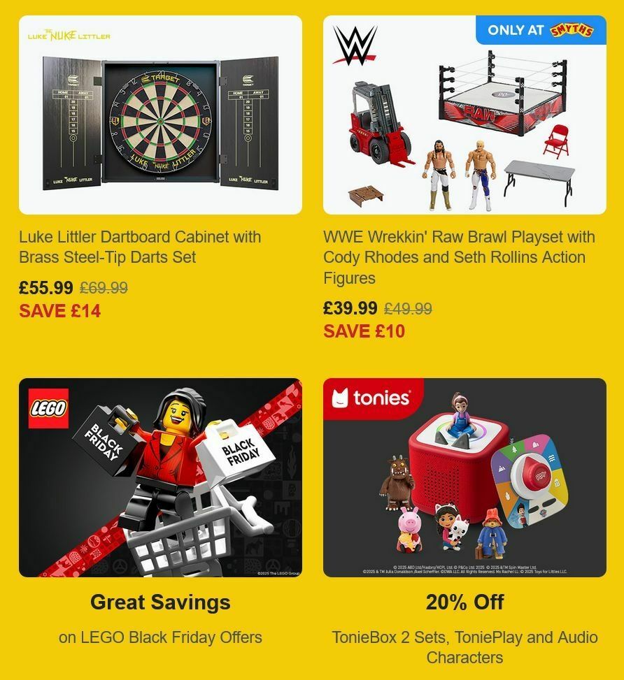 Smyths Toys Offers from 21 November