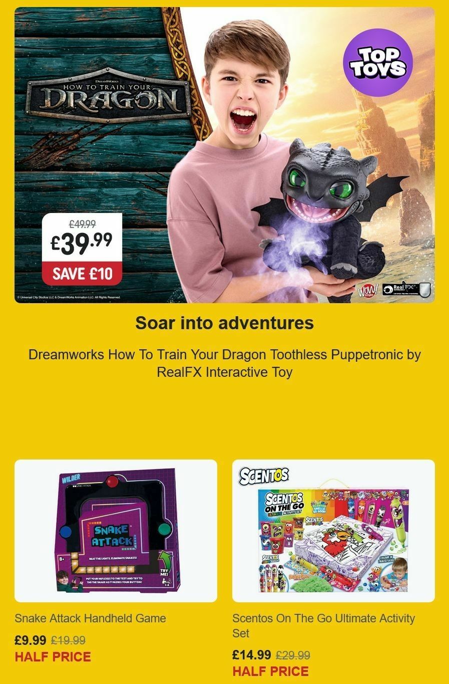 Smyths Toys Offers from 21 November