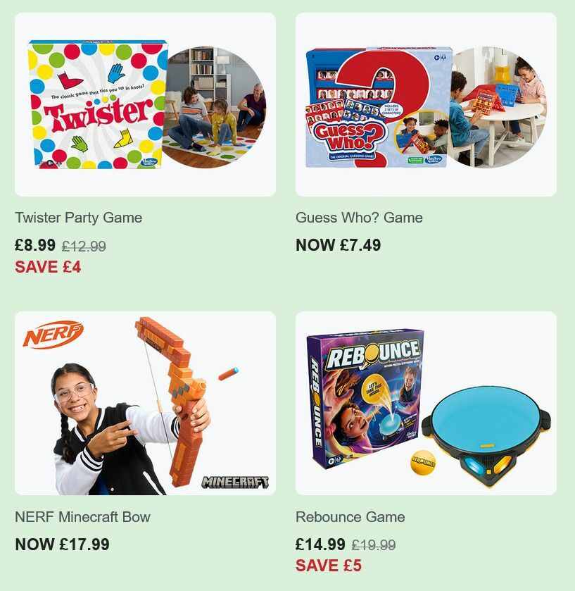 Smyths Toys Offers from 1 December