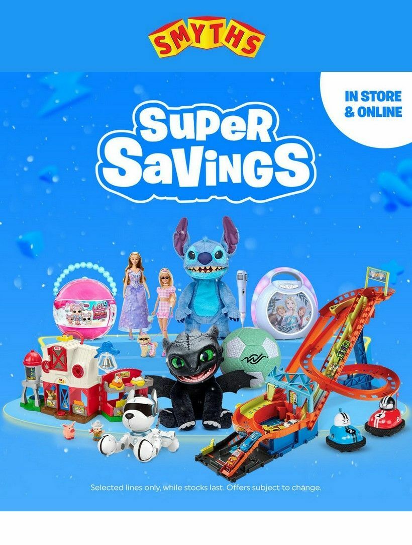 Smyths Toys Offers from 5 December