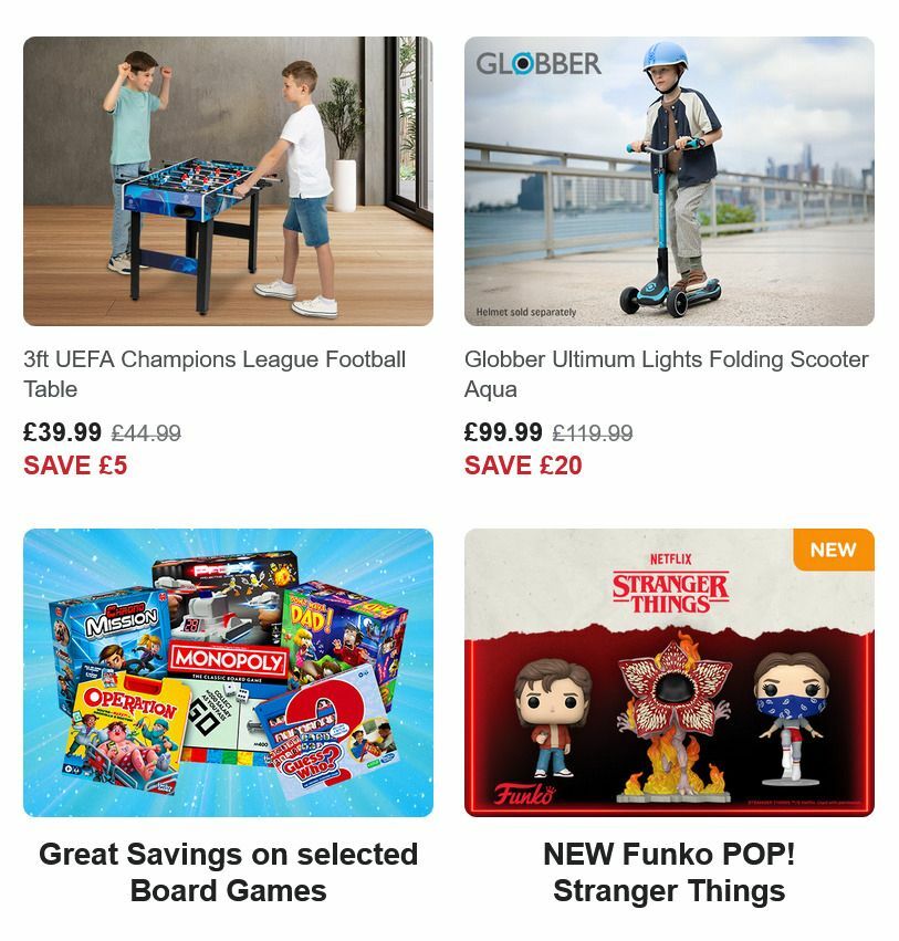 Smyths Toys Offers from 5 December