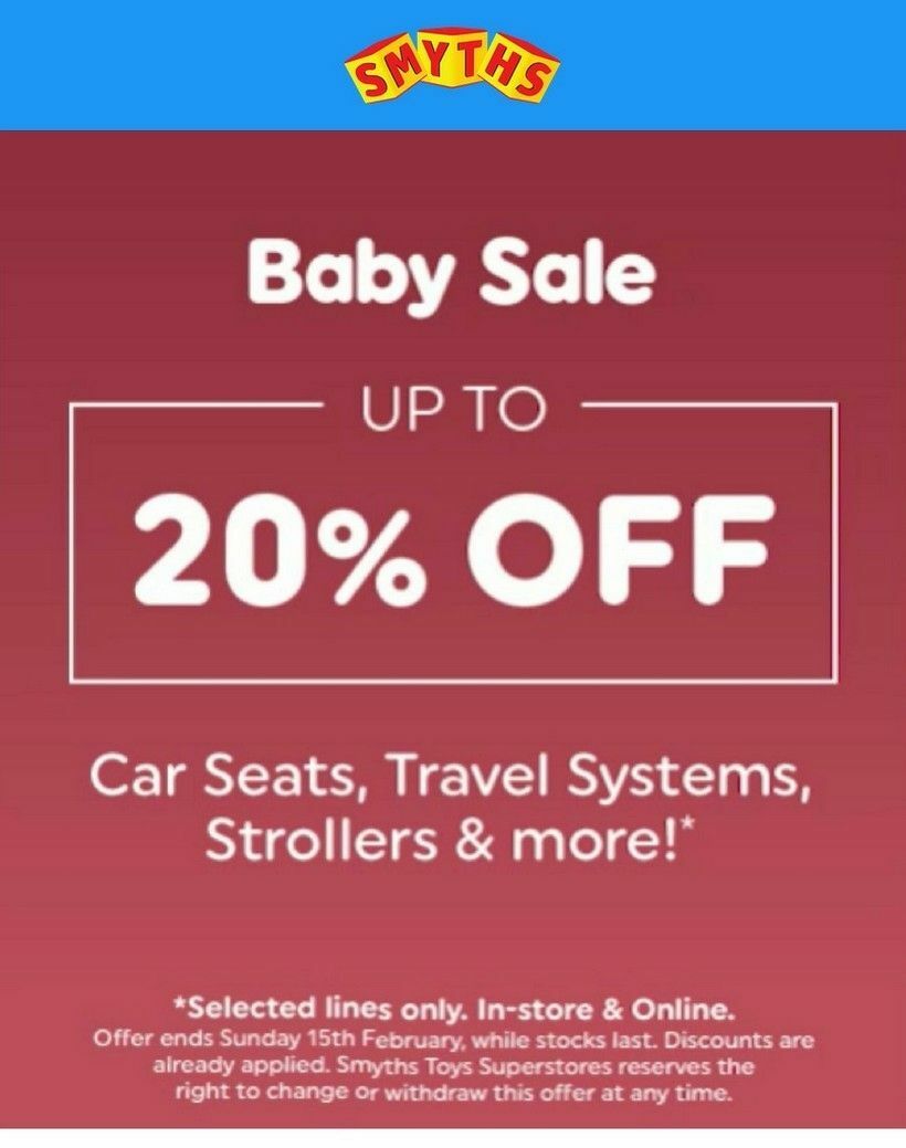 Smyths Toys Offers from 7 February