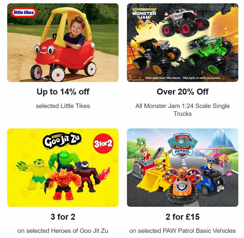 Smyths Toys Offers from 28 March