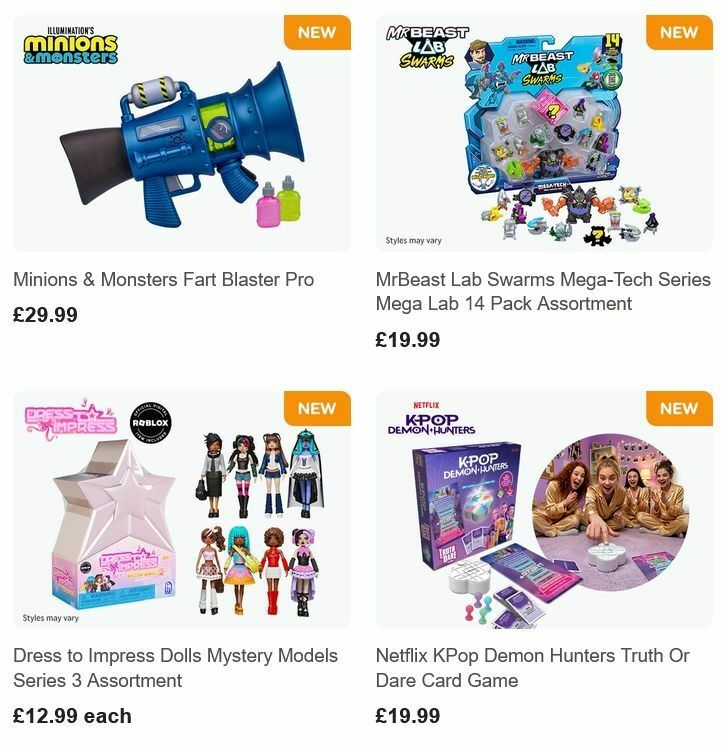 Smyths Toys Offers from 3 July