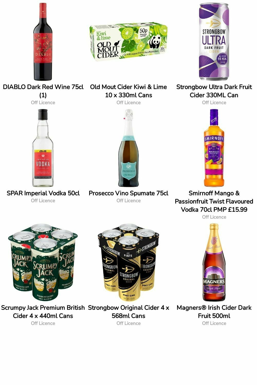 SPAR Offers from 1 September