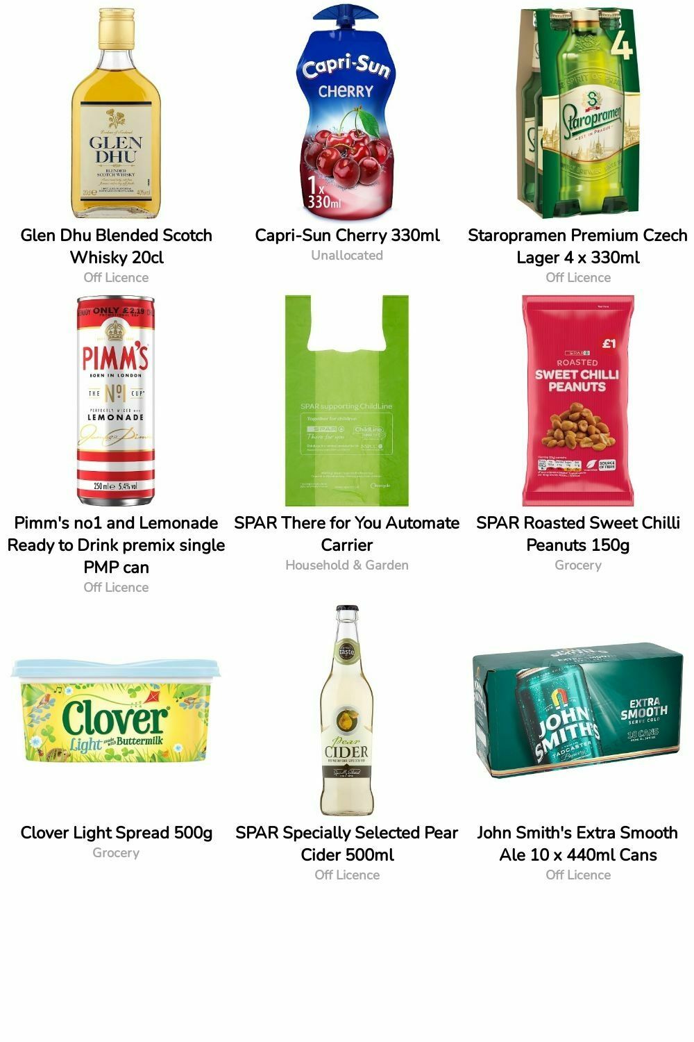 SPAR Offers from 1 September