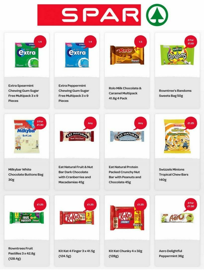 SPAR Offers from 8 September