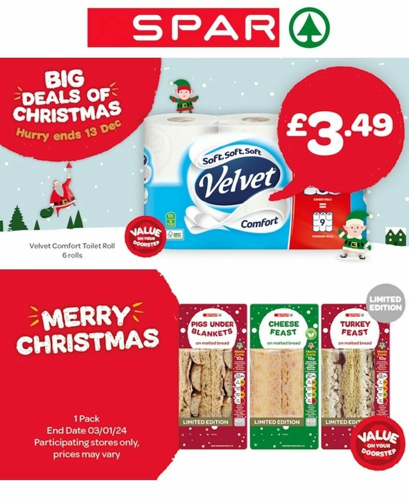 SPAR Offers from 8 December