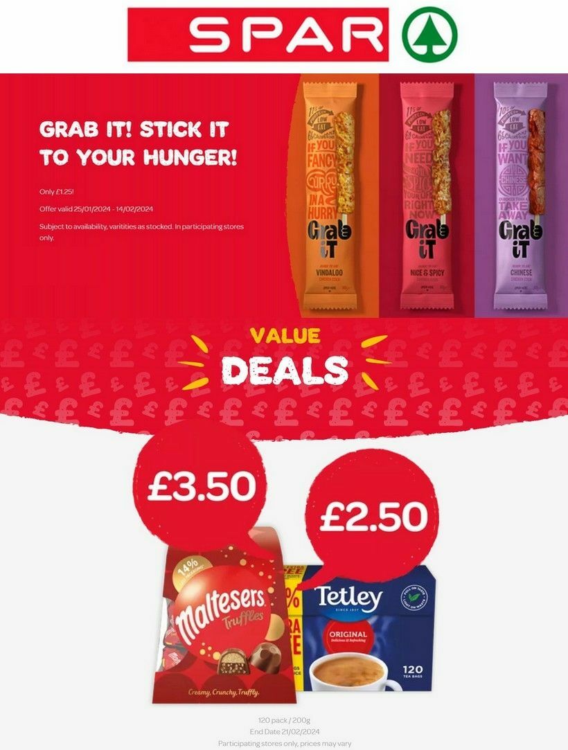 SPAR Offers from 9 February