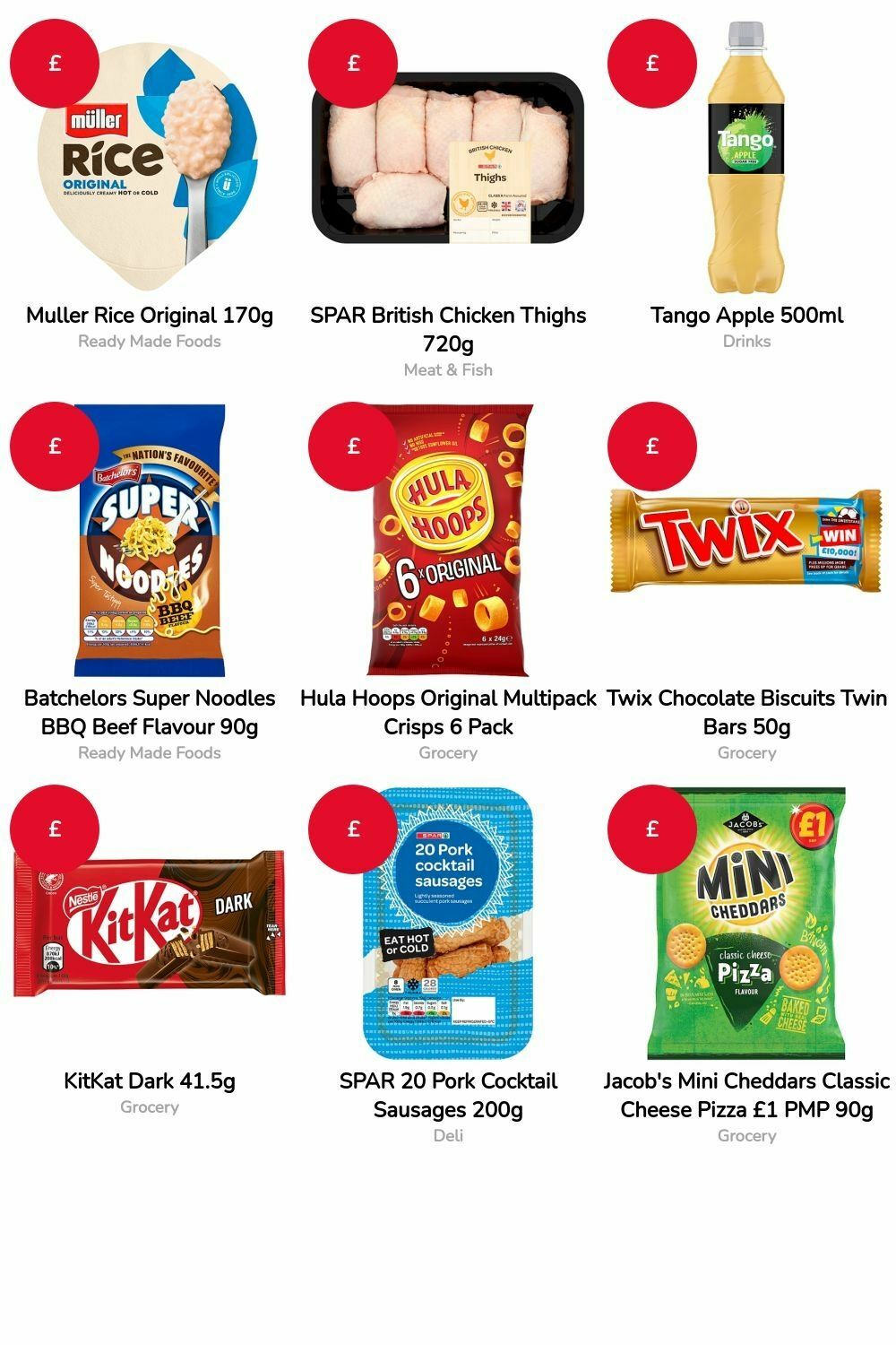 SPAR Offers from 8 August