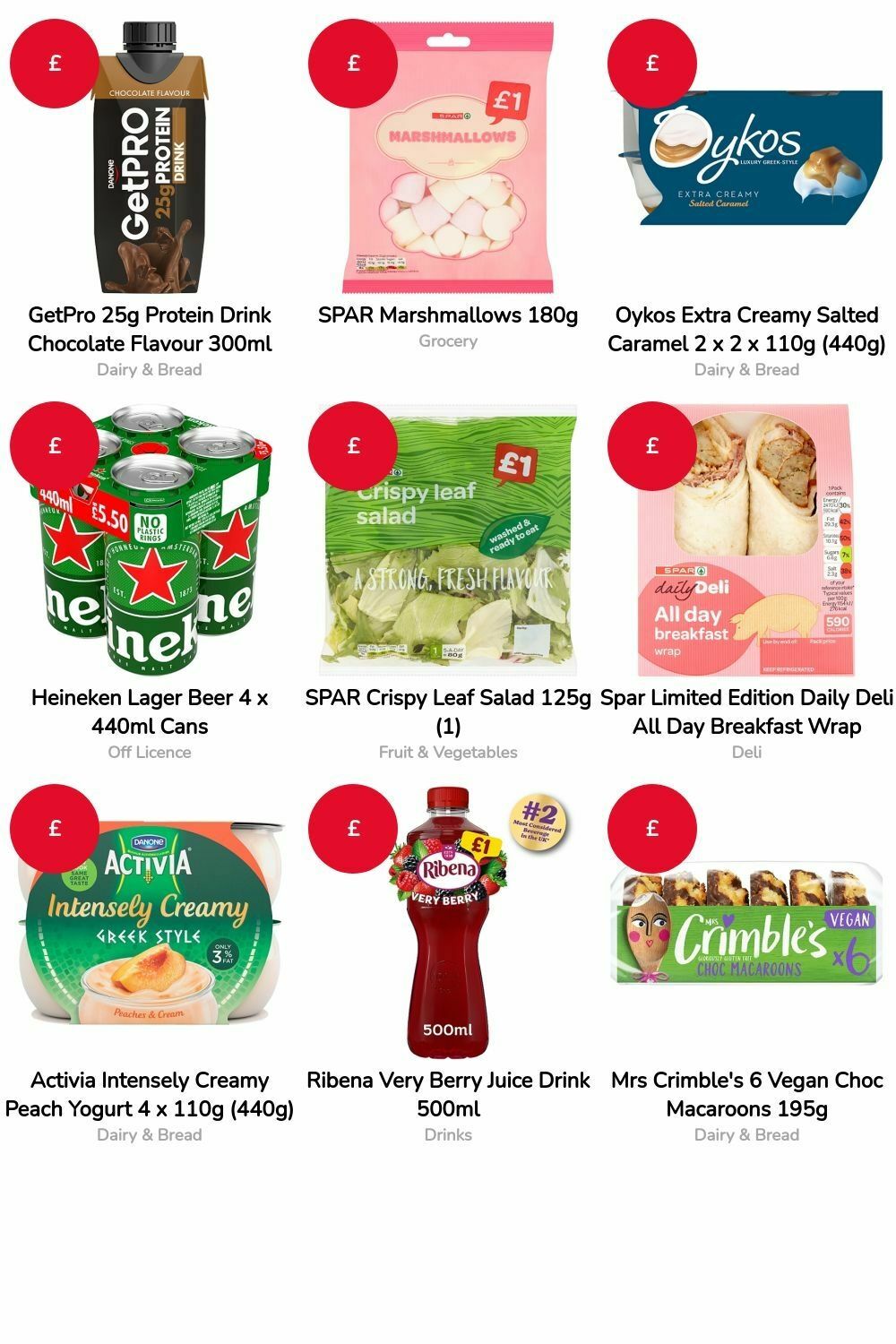 SPAR Offers from 14 August