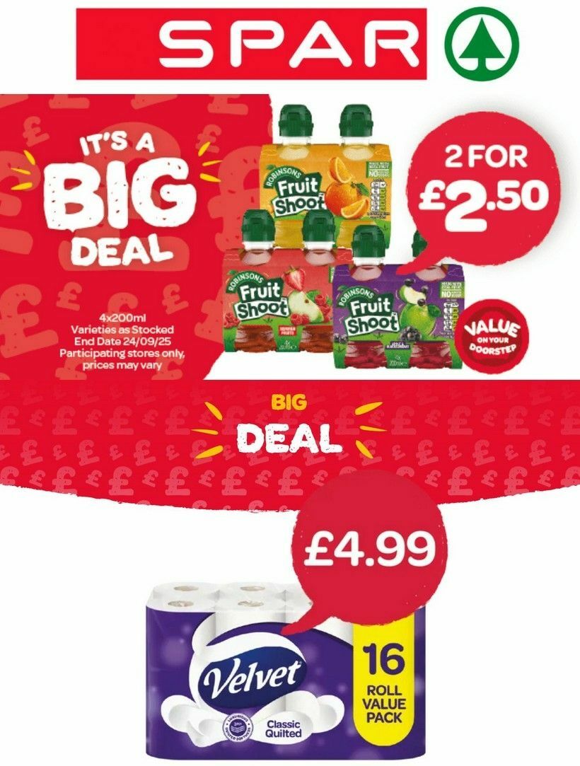 SPAR Offers from 19 September