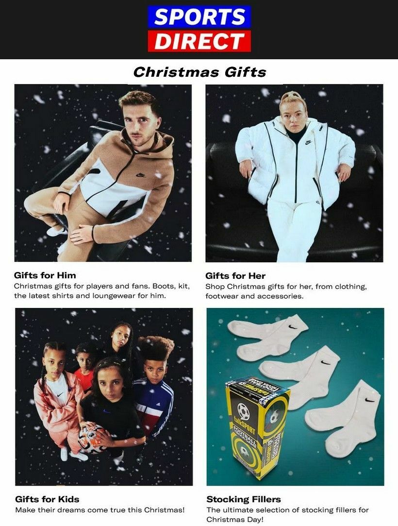 Sports Direct Offers from 1 December