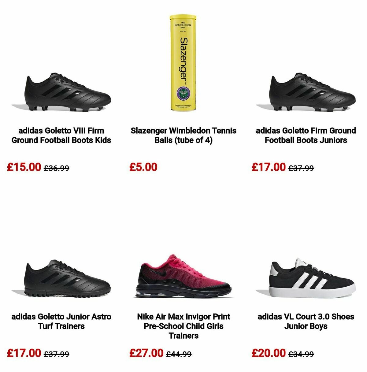 Sports Direct Offers from 26 December