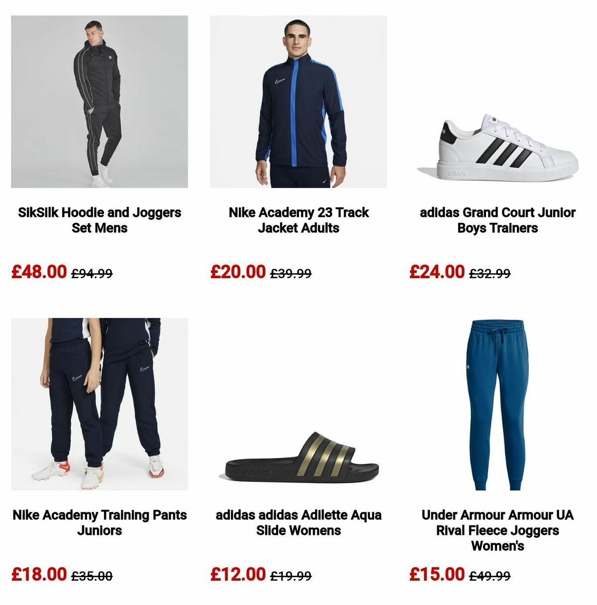 Sports Direct Offers from 26 December