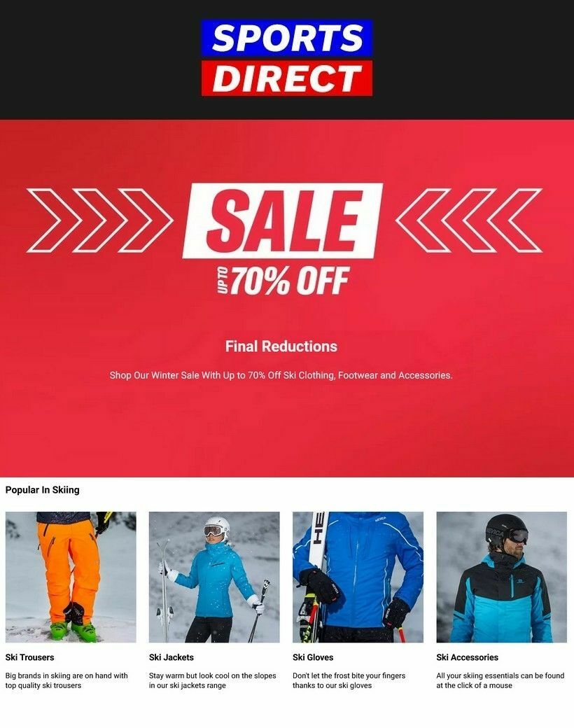 Sports Direct Offers from 7 February