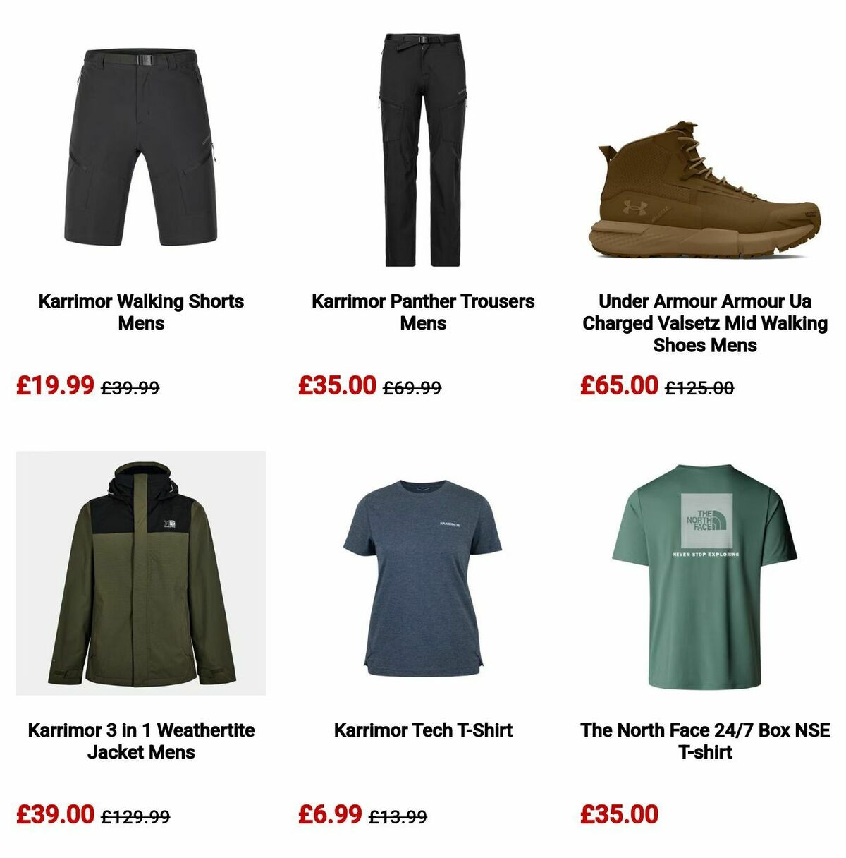 Sports Direct Offers from 7 April