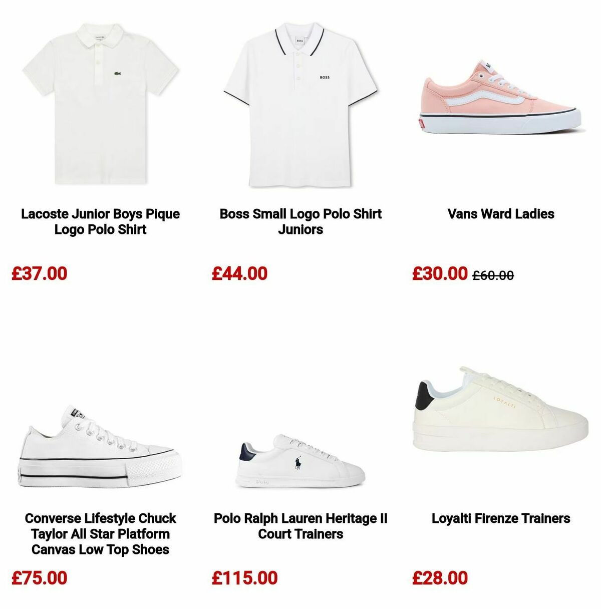 Sports Direct Offers from 7 May