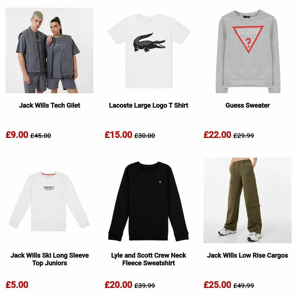 Sports Direct Offers from 7 May