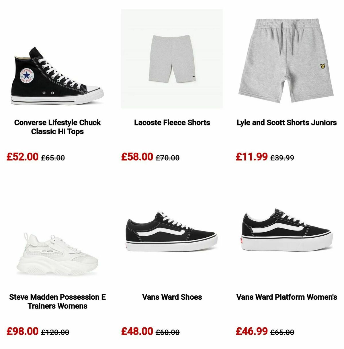 Sports Direct Offers from 7 May