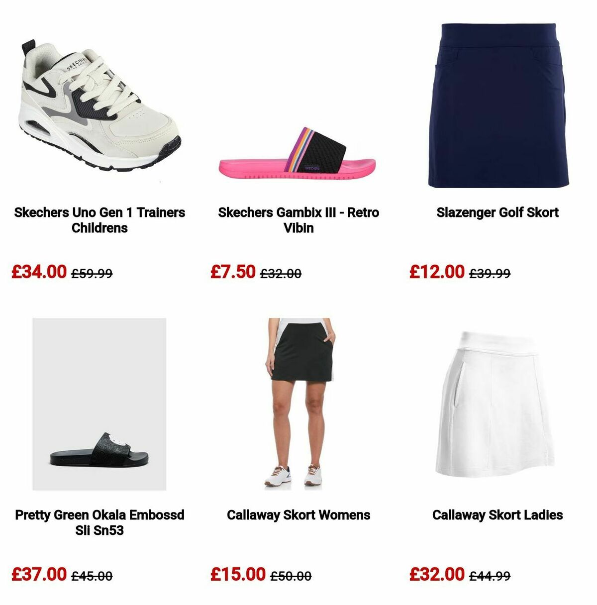 Sports Direct Offers from 6 June