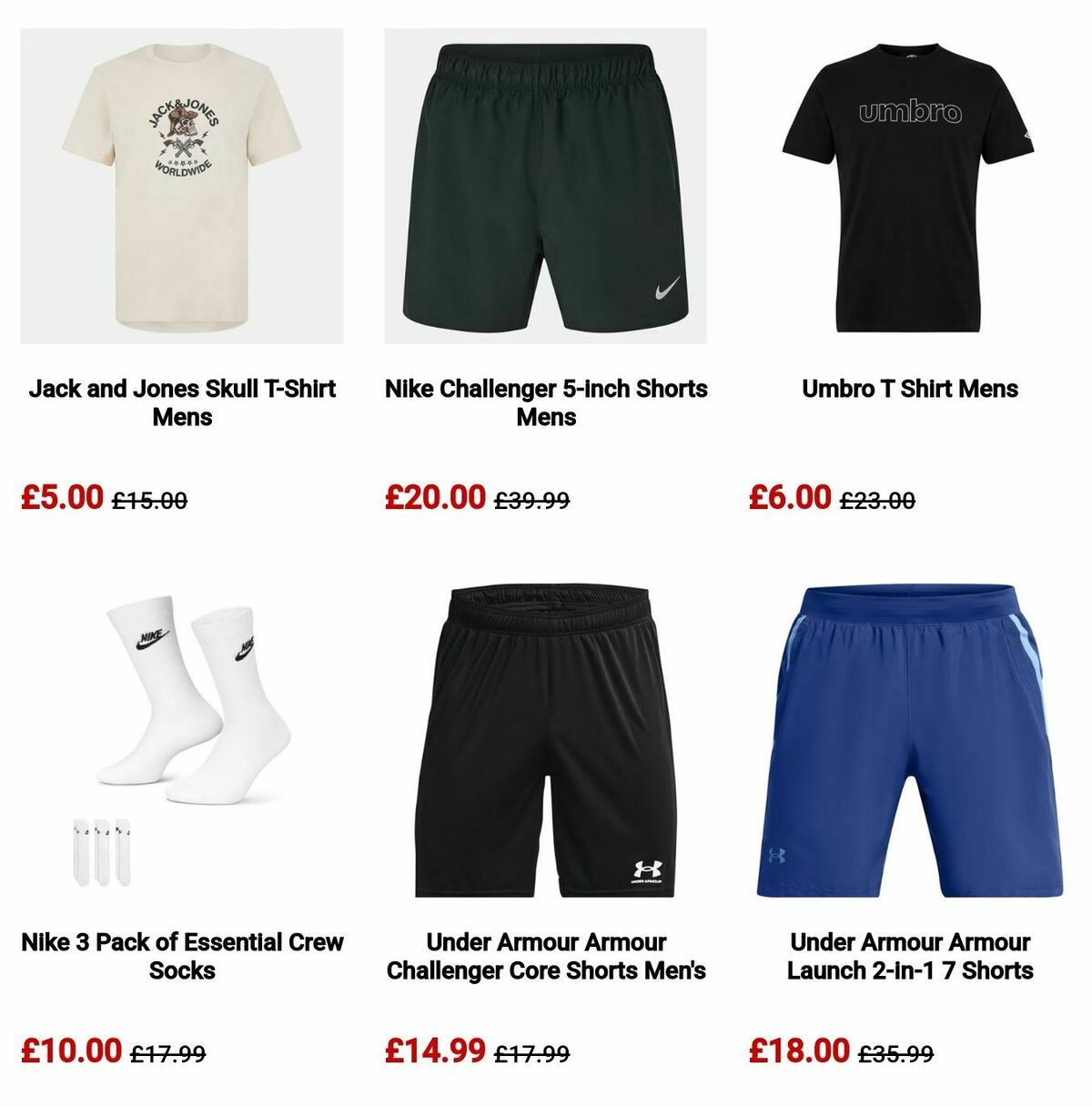 Sports Direct Offers from 4 July
