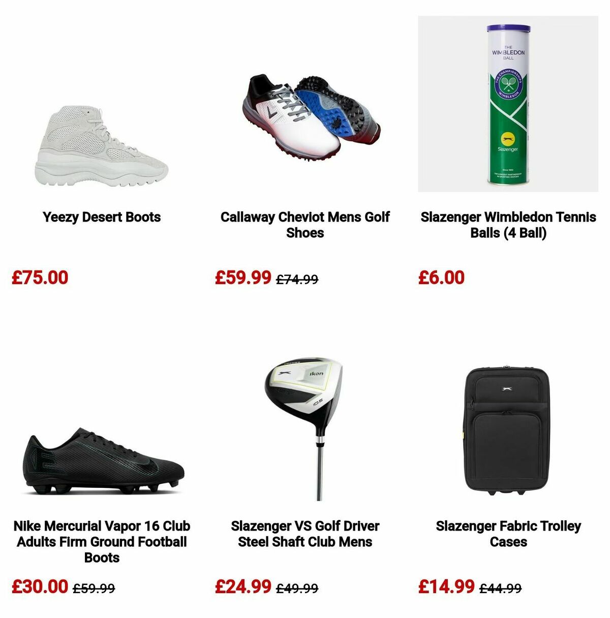 Sports Direct Offers from 4 July