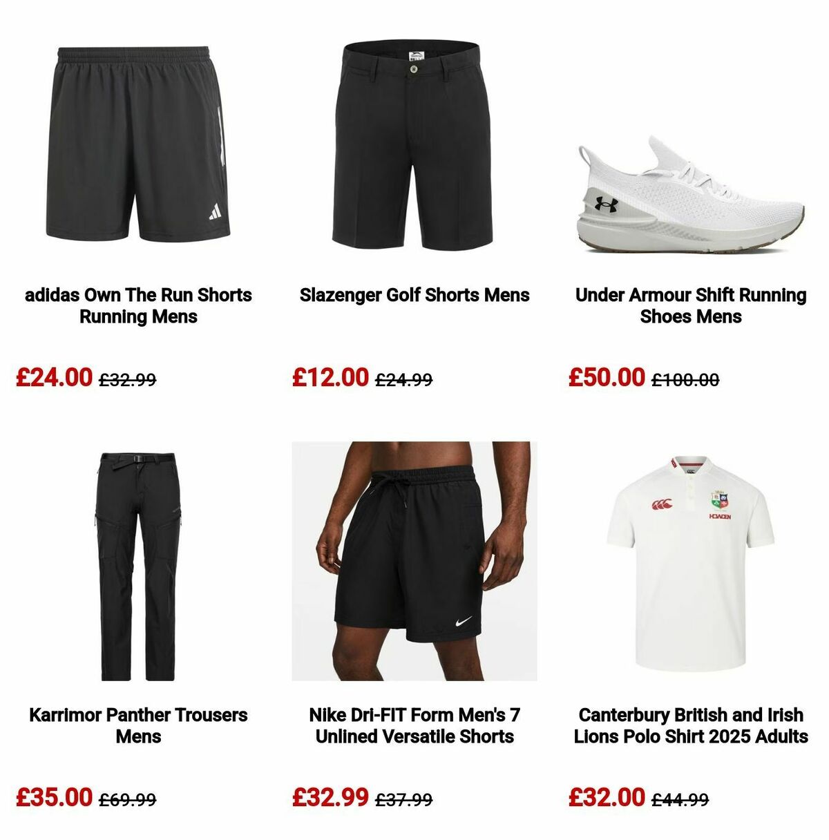 Sports Direct Offers from 4 July