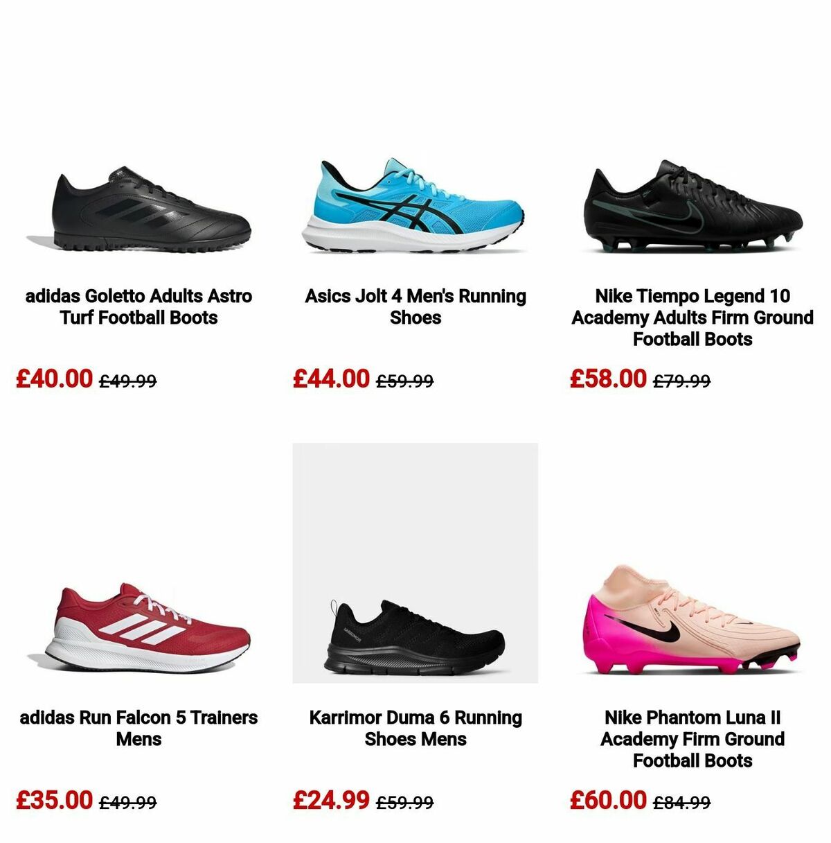 Sports Direct Offers from 4 July