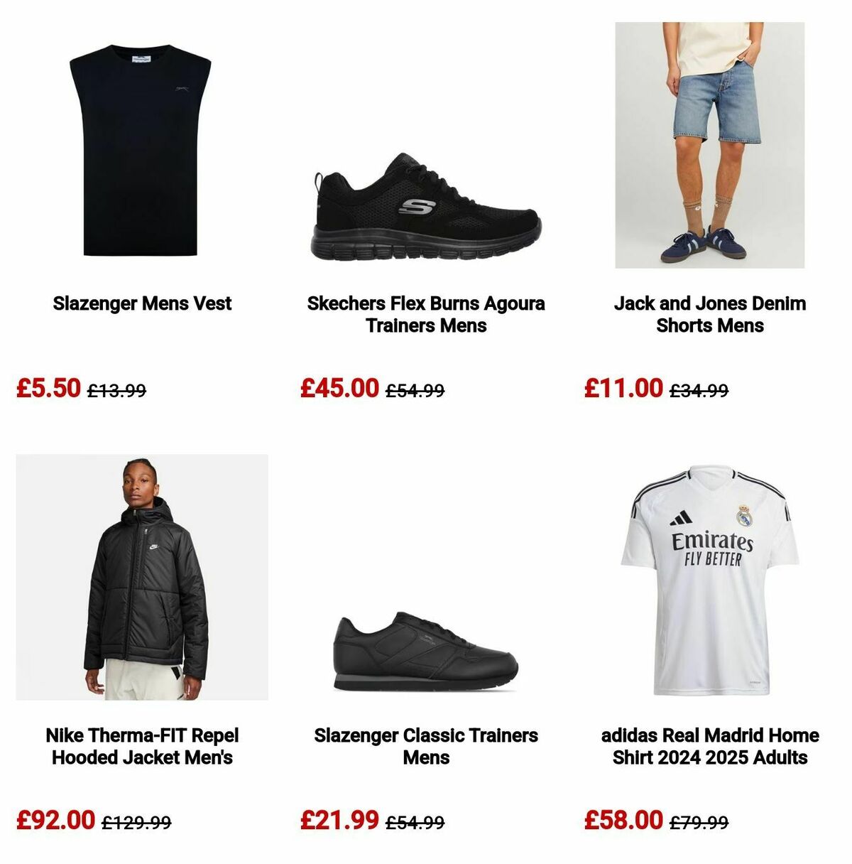 Sports Direct Offers from 4 July