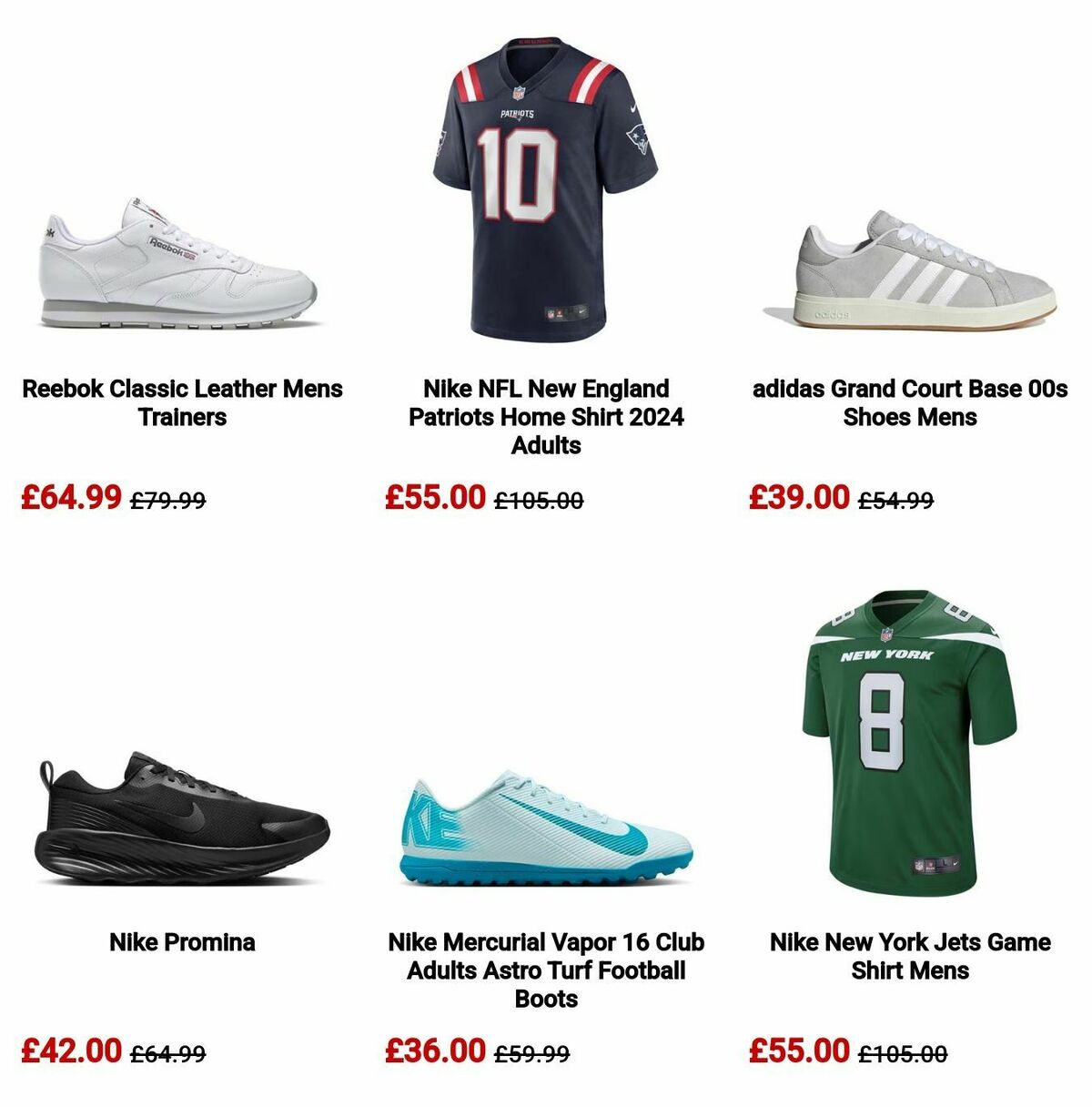 Sports Direct Offers from 4 July