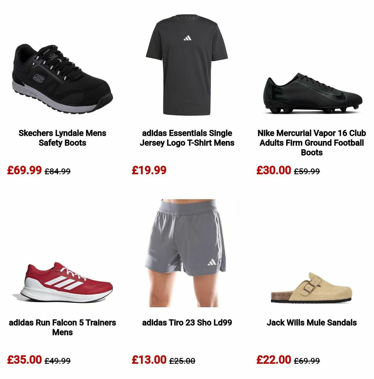 Sports Direct Offers from 5 August