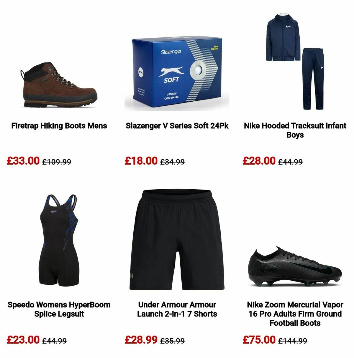 Sports Direct Offers from 5 August