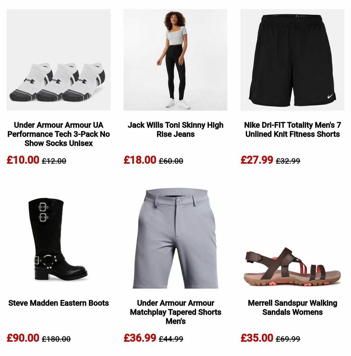 Sports Direct Offers from 5 August