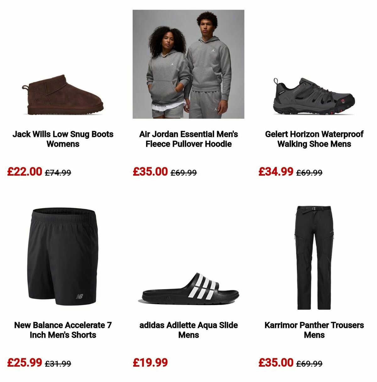 Sports Direct Offers from 5 August
