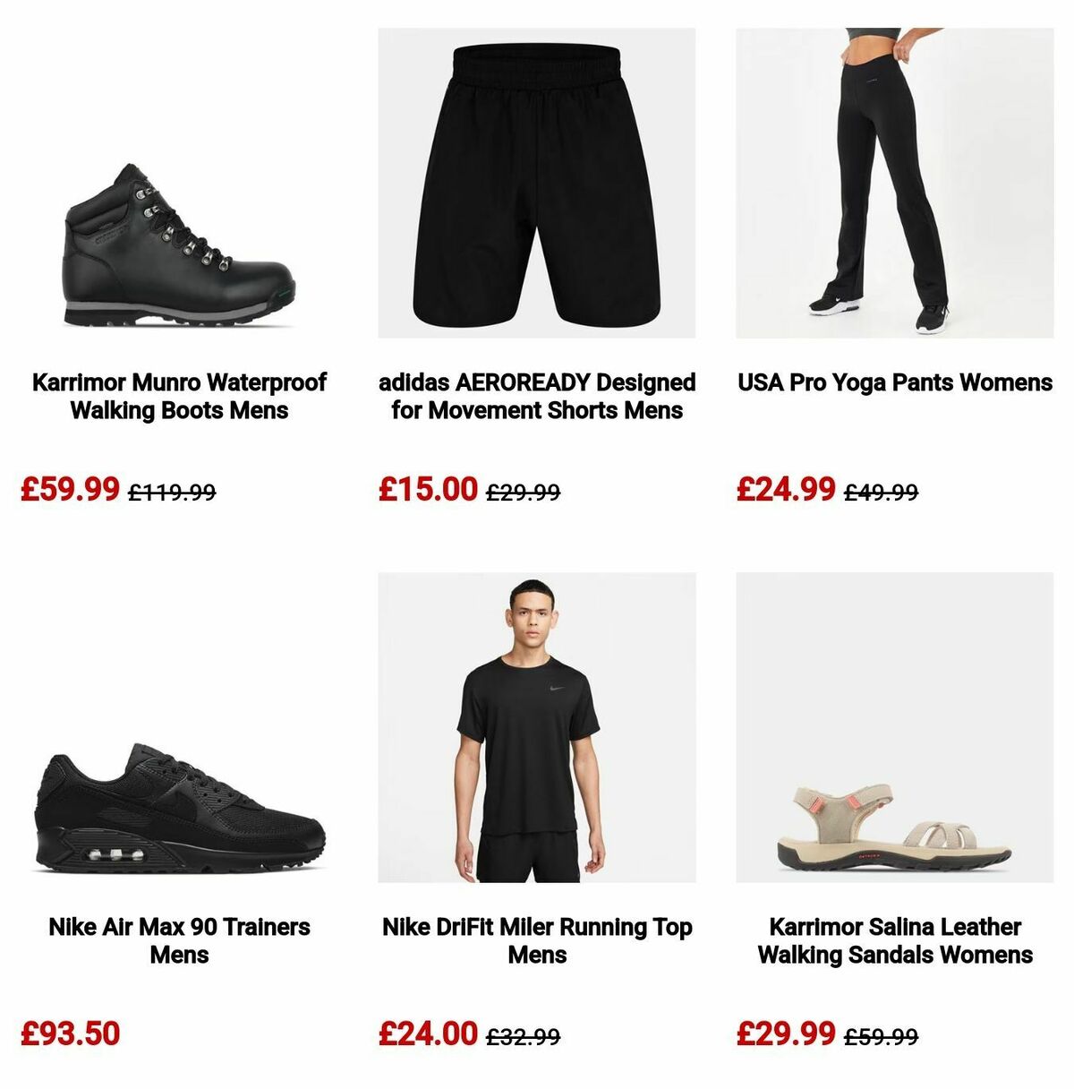 Sports Direct Offers from 5 August